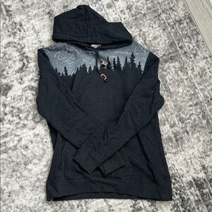 Men's Black Forest Print Sweater